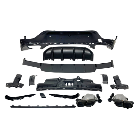 Rear Diffuser Mercedes GLC X253 COUPE 2020+ Look GLC63 Black