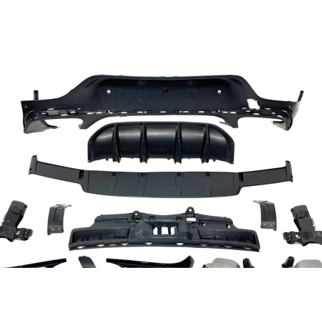 Rear Diffuser Mercedes GLC X253 COUPE 2020+ Look GLC63 Black