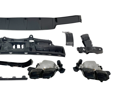 Difusor Trasero Mercedes GLC X253 COUPE 2020+ Look GLC63 Black