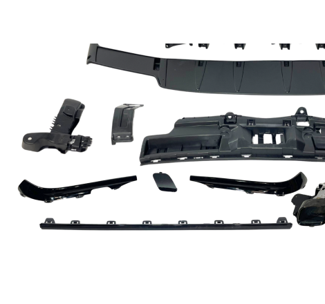 Difusor Trasero Mercedes GLC X253 COUPE 2020+ Look GLC63 Black