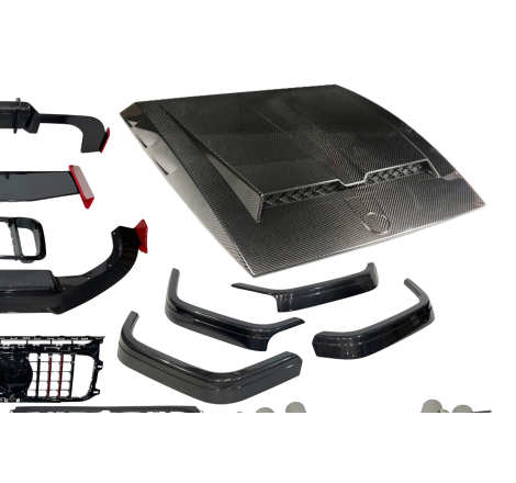 Kit Estetici Mercedes W464 Look Rocket 900 Carbonio