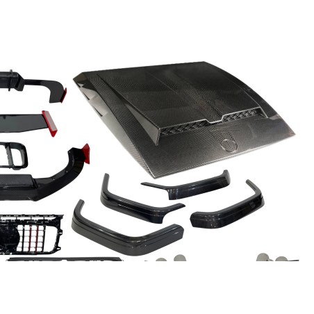 Kit De Carrosserie Mercedes W464 Look Rocket 900 Carbone