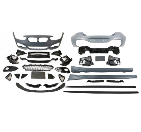 Kit Estetici BMW F20 LCI 15-19 Look Performance 2 Uscite doppio