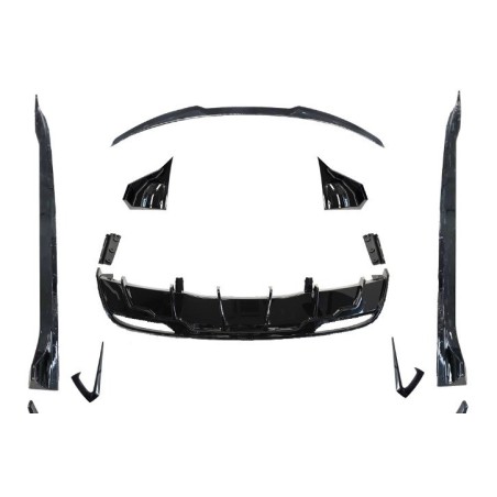 Kit De Carrosserie Tesla Model 3 LCI 2024+ Look Fast Noir brillant