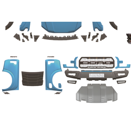 Kit De Carrocería Ford Ranger 2012-2021 Look F150