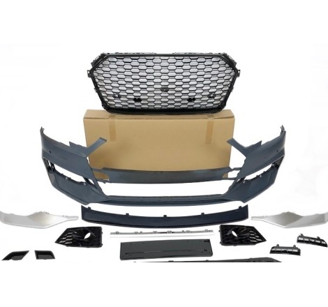 Front Bumper Audi A4 16-19 B9 Look RS4