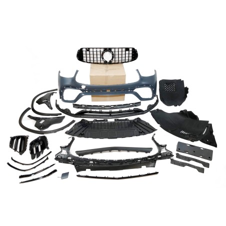 Paragolpes Delantero Mercedes X253 / C253 GLC 2020-2022 look AMG GLC63 Black