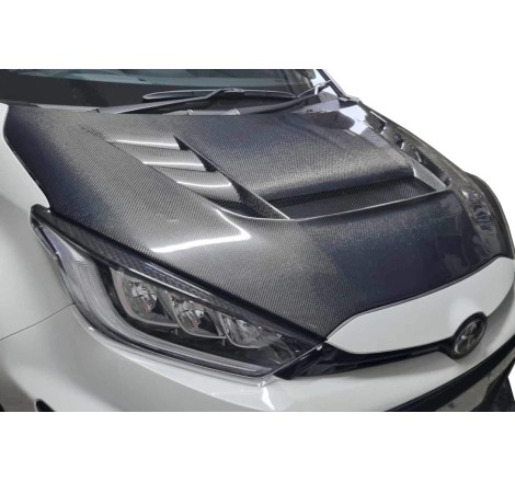 Carbon Fibre Bonnet Toyota Yaris 2020+ Look GR