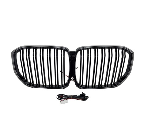 Calandre BMW G05 X5 LED Noir Brillant