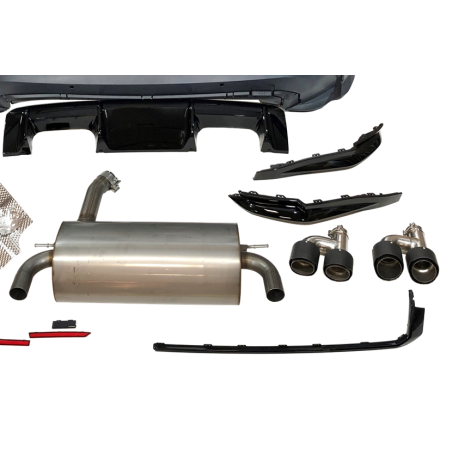 Paragolpes Trasero BMW F30 Look G80 Escape