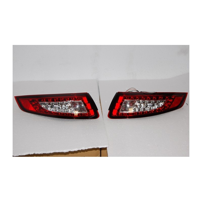 Feux Arrières Porche 997 '05'09, Led Rouge Fumé