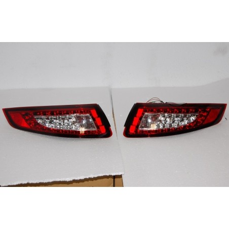 Feux Arrières Porche 997 '05'09, Led Rouge Fumé