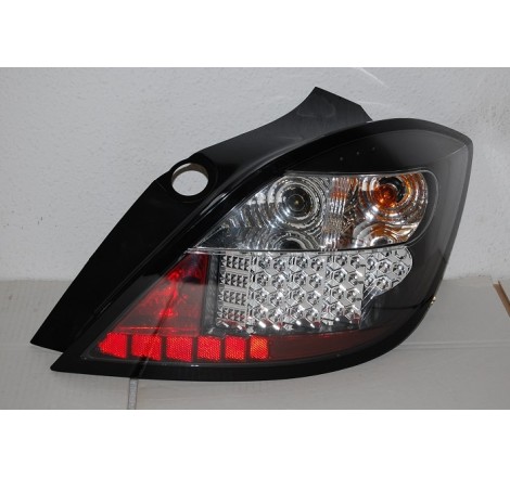 Fanali Posteriori Opel Astra H 5P 04-08 Led Black