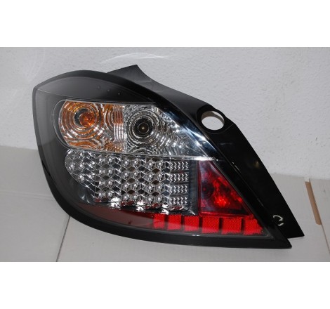 Feux Arrières Opel Astra H 5P 04-08 Led Noir