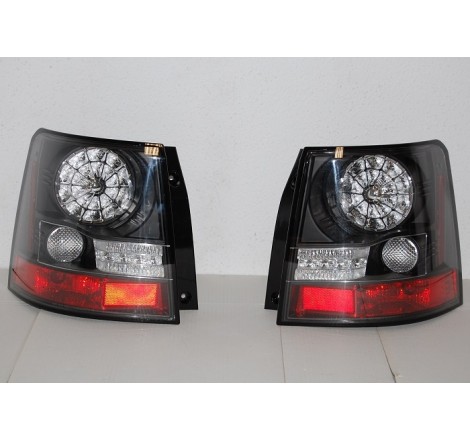 Feux Arrières Range Rover 06 Led Noir Intermittente