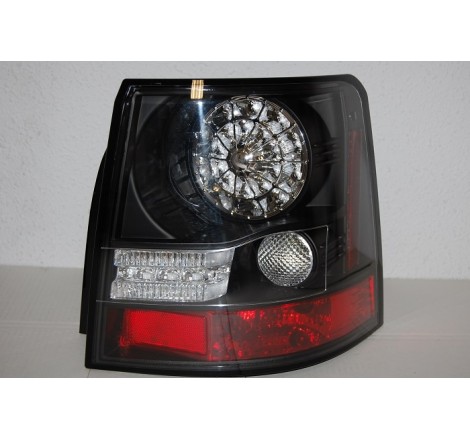Rear Lights Range Rover Sport 06 Led Black  Flashing Led