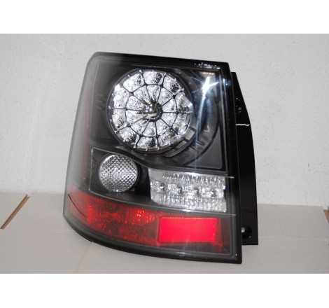 Rear Lights Range Rover Sport 06 Led Black  Flashing Led