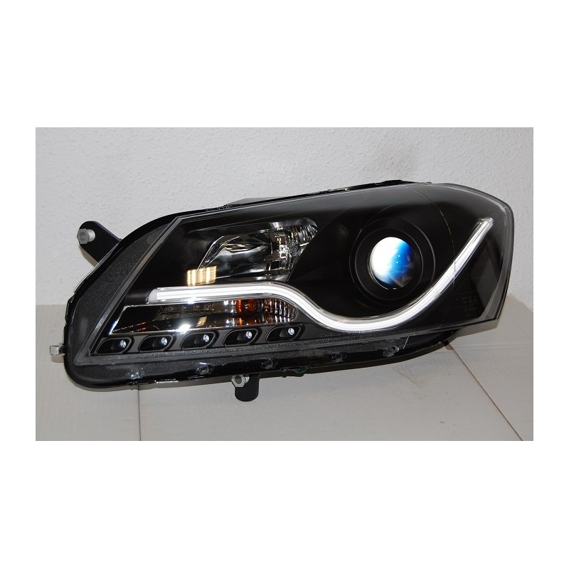 Faros Delanteros Volkswagen Passat 2012 Luz Dia Lti Black