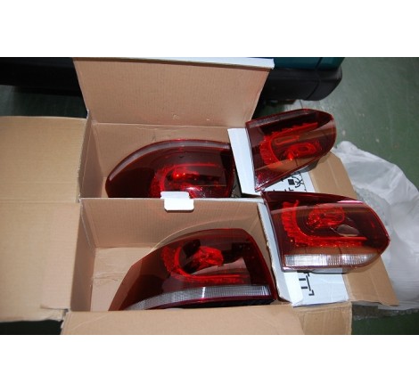 Pilotos Traseros Cardna Volkswagen Golf 6 Led Red Tipo R32 Lightbar