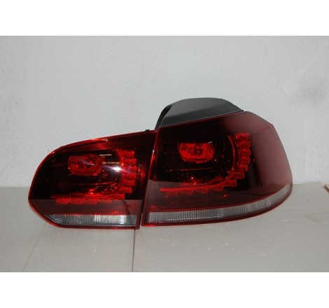 Pilotos Traseros Cardna Volkswagen Golf 6 Led Red Tipo R32 Lightbar