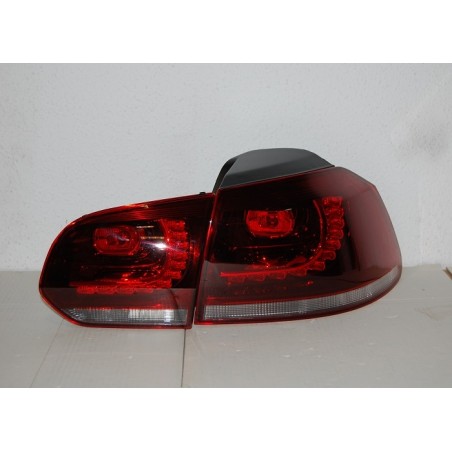 Pilotos Traseros Cardna Volkswagen Golf 6 Led Red Tipo R32 Lightbar