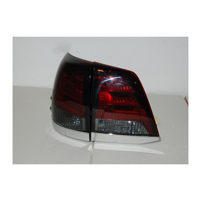 Fanali Posteriori Led Toyota Cruiser Fj200 08 Red Smoked