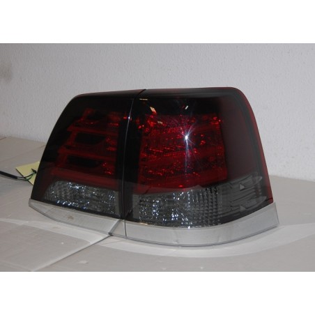 Feux Arrières Toyota Land Cruiser Fj200 08 Led Rouge Fumé