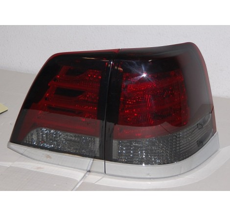 Fanali Posteriori Led Toyota Cruiser Fj200 08 Red Smoked