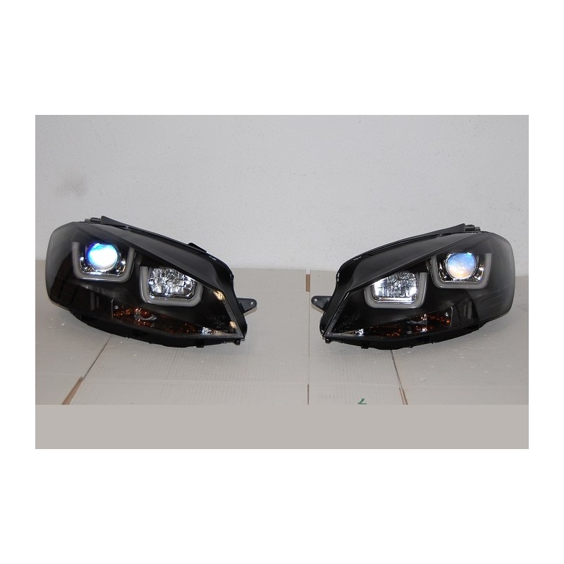 Fanali Day Light Volkswagen Golf 7 Black