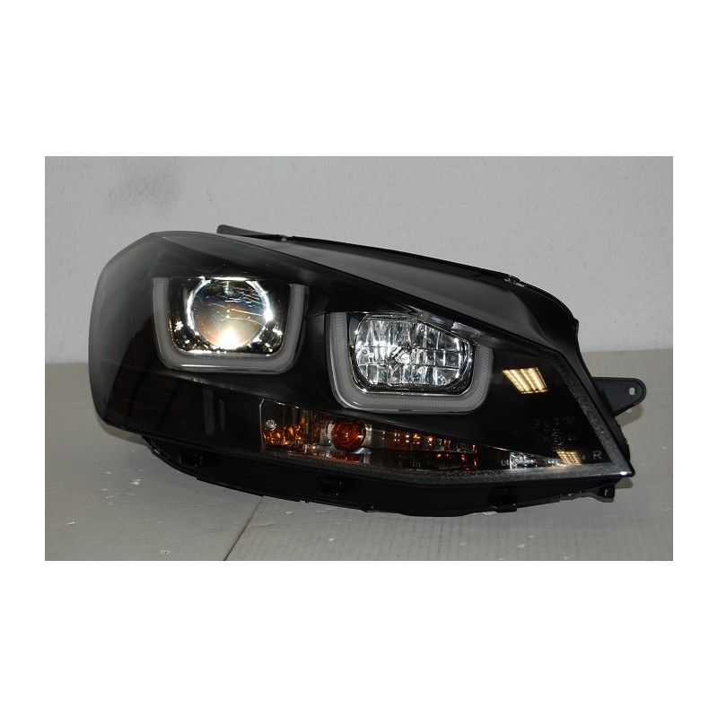 Fanali Day Light Volkswagen Golf 7 Black