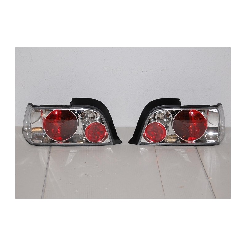 Set Of Rear Tail Lights  BMW E36 Coupe Lexus Chromed