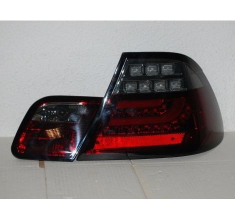 Pilotos Trasero BMW E46 2P 03-05 Led Red Smoked Cardna