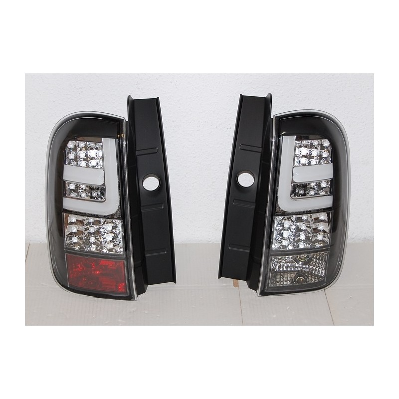 Set Of Rear Tail Lights Dacia Duster ´10 Black Led  Cardna