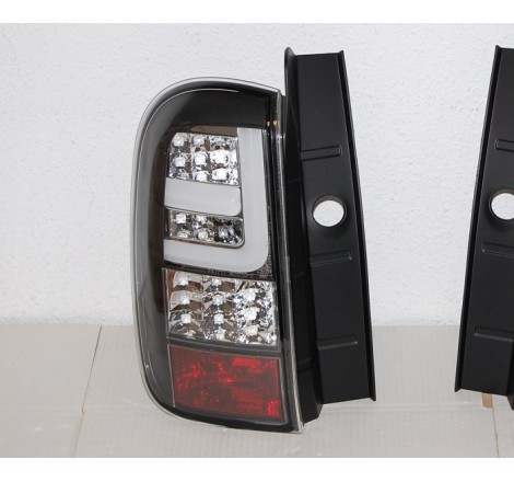 Set Of Rear Tail Lights Dacia Duster ´10 Black Led  Cardna