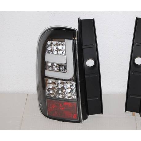 Set Of Rear Tail Lights Dacia Duster ´10 Black Led  Cardna