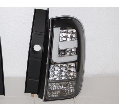 Set Of Rear Tail Lights Dacia Duster ´10 Black Led  Cardna