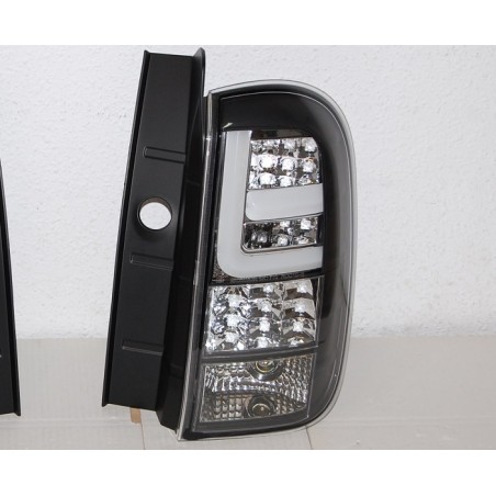 Set Of Rear Tail Lights Dacia Duster ´10 Black Led  Cardna