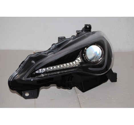 Faros Delanteros Toyota GT 86 2012 Luz Dia Black