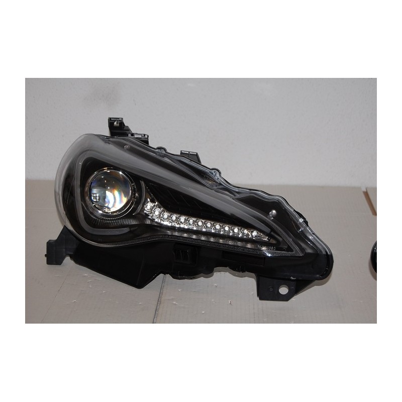 Faros Delanteros Toyota GT 86 2012 Luz Dia Black