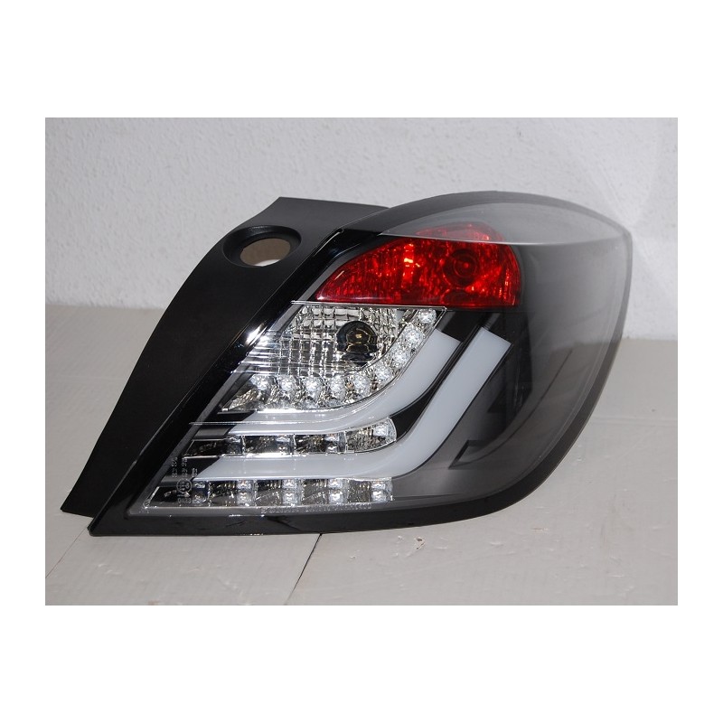 Feux Arrières Cardna Opel Astra H 3P 04-08 Led Noir Led Clignotante