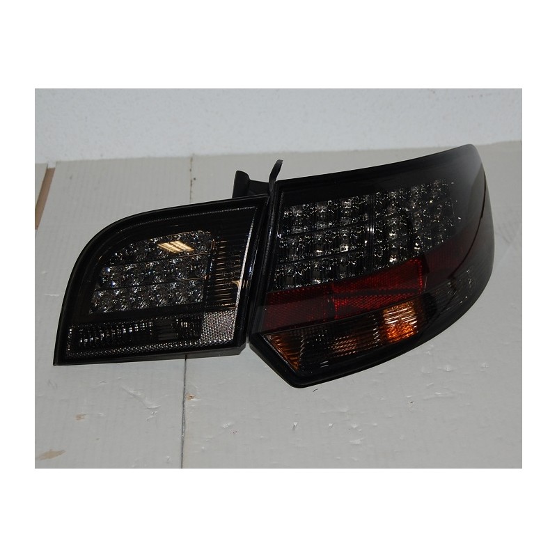 Set Of Rear Tail Lights Audi A3 Sportback '04-08 Led Black