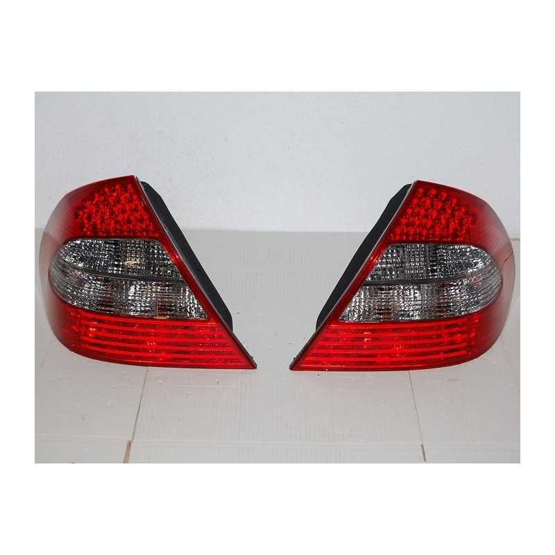 Set Of Rear Tail Lights Mercedes W211 06-09 Led Red