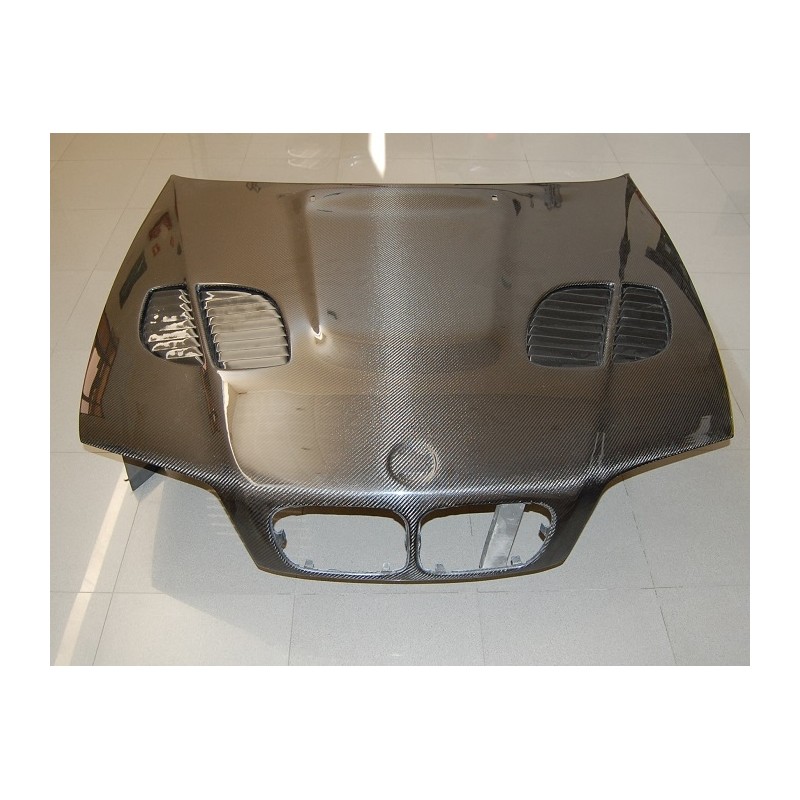 Capot Carbone BMW E46 '98-01 4P. M3 GTR C/T