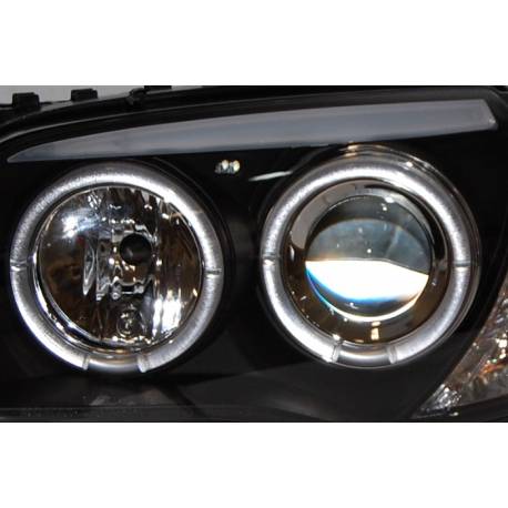 Set Of Headlamps Angel Eyes BMW E87/E81/E88/E82 04-11 Black