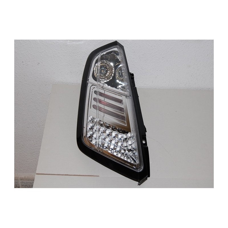 Set Of Rear Tail Lights Fiat Punto 2005 Led Chromed