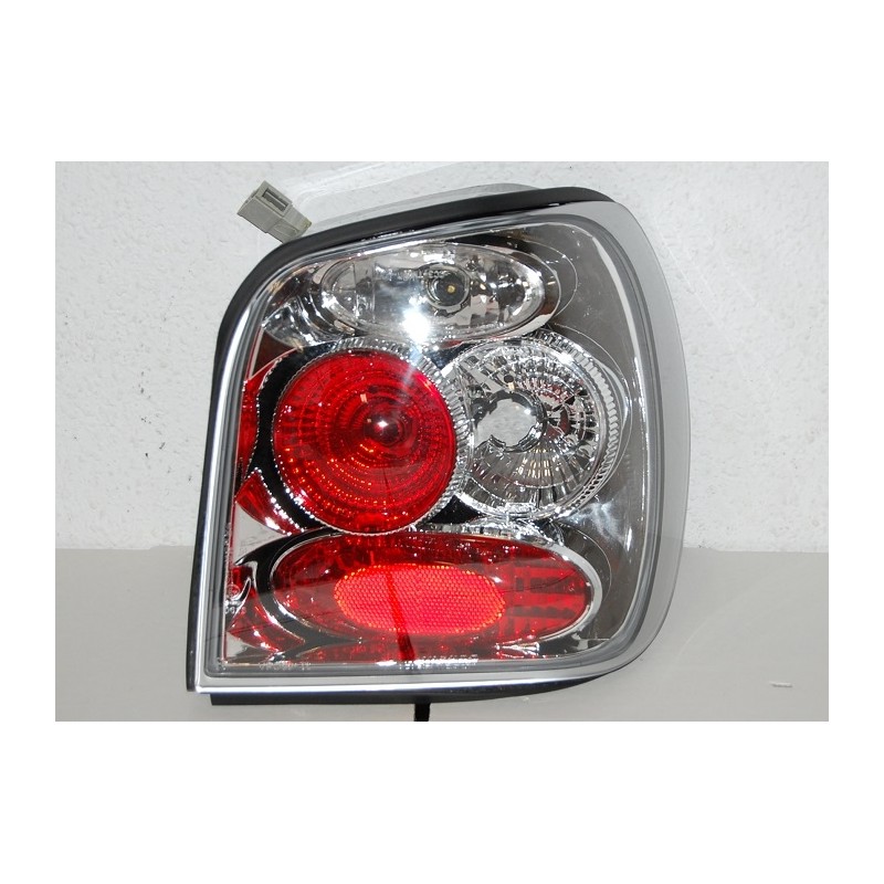 Set Of Rear Tail Lights Volkswagen Polo 1999-2001 Lexus Chromed