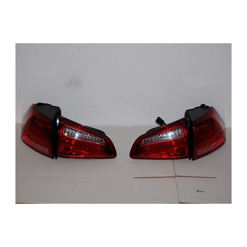 Set of rear tail lights VOLKSWAGEN GOLF 7 13 LED RED CARDNA