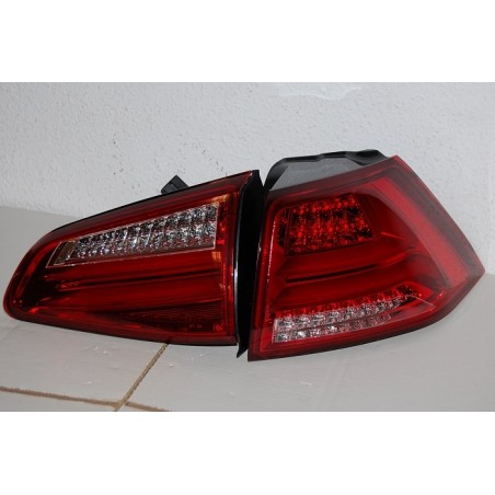 Pilotes arrières VOLKSWAGEN GOLF 7 13 LED RED CARDNA