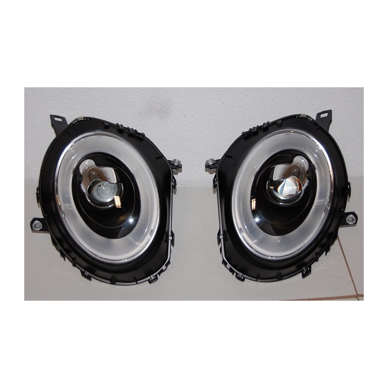 Faros delanteros Mini Cooper 06-10 black R55 / R56 / R57