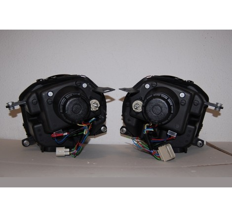 Faros delanteros Mini Cooper 06-10 black R55 / R56 / R57